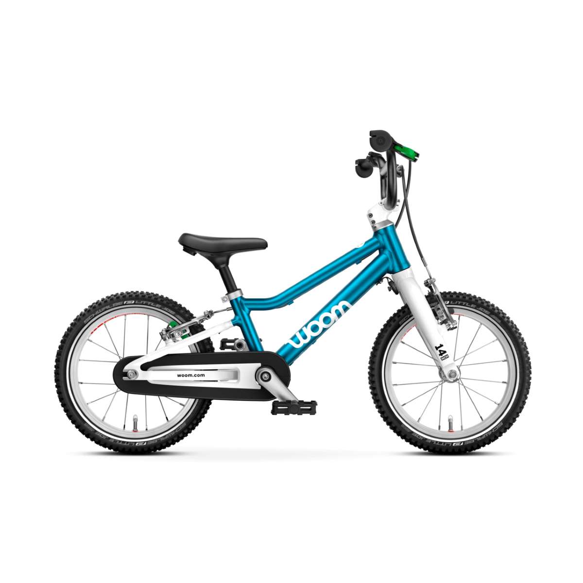 1to1-GO 2_Side View_metallic blue_Product woom 2 GO 14" metalic blue – Bild 1